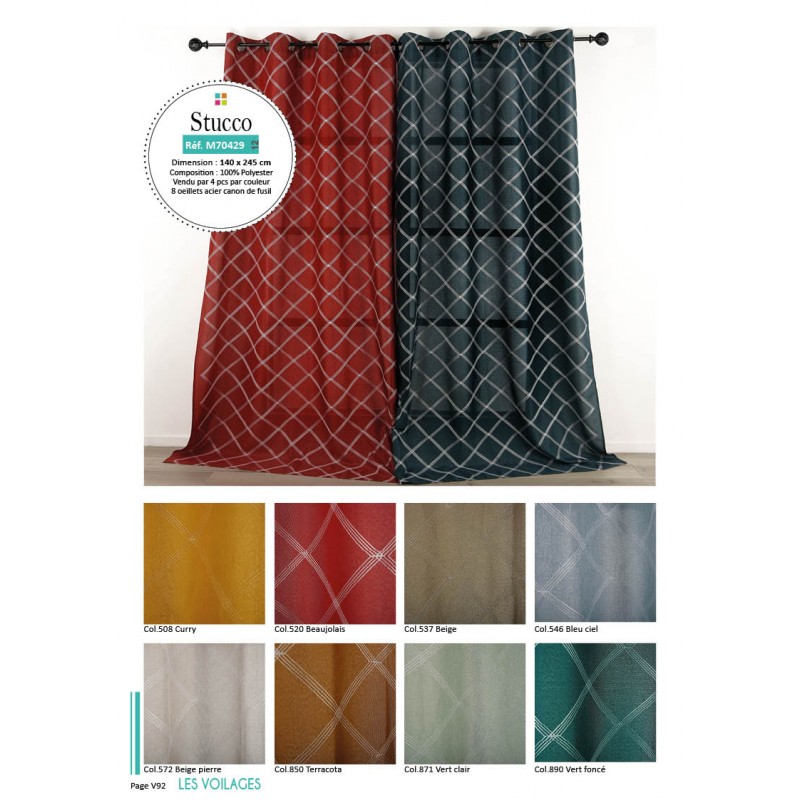 Rideau Falher 140x Fenêtre Sur Cour